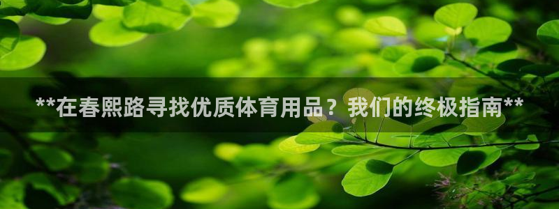 欧陆娱乐脚本下载：**在春熙路寻找优质体育用品？我们