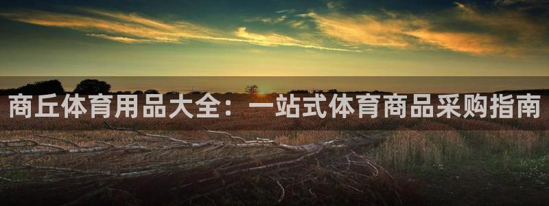 欧陆娱乐脚本：商丘体育用品大全：一站式体育商品采购指