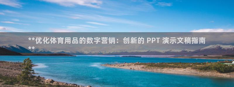 欧陆娱乐能提现嘛安全吗：**优化体育用品的数字营销：