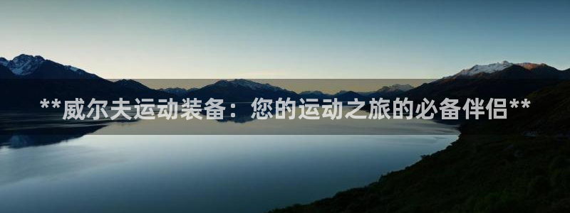 欧陆娱乐有限公司怎么样：**威尔夫运动装备：您的运动