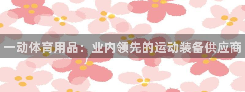 欧陆娱乐合法吗：一动体育用品：业内领先的运动装备供应
